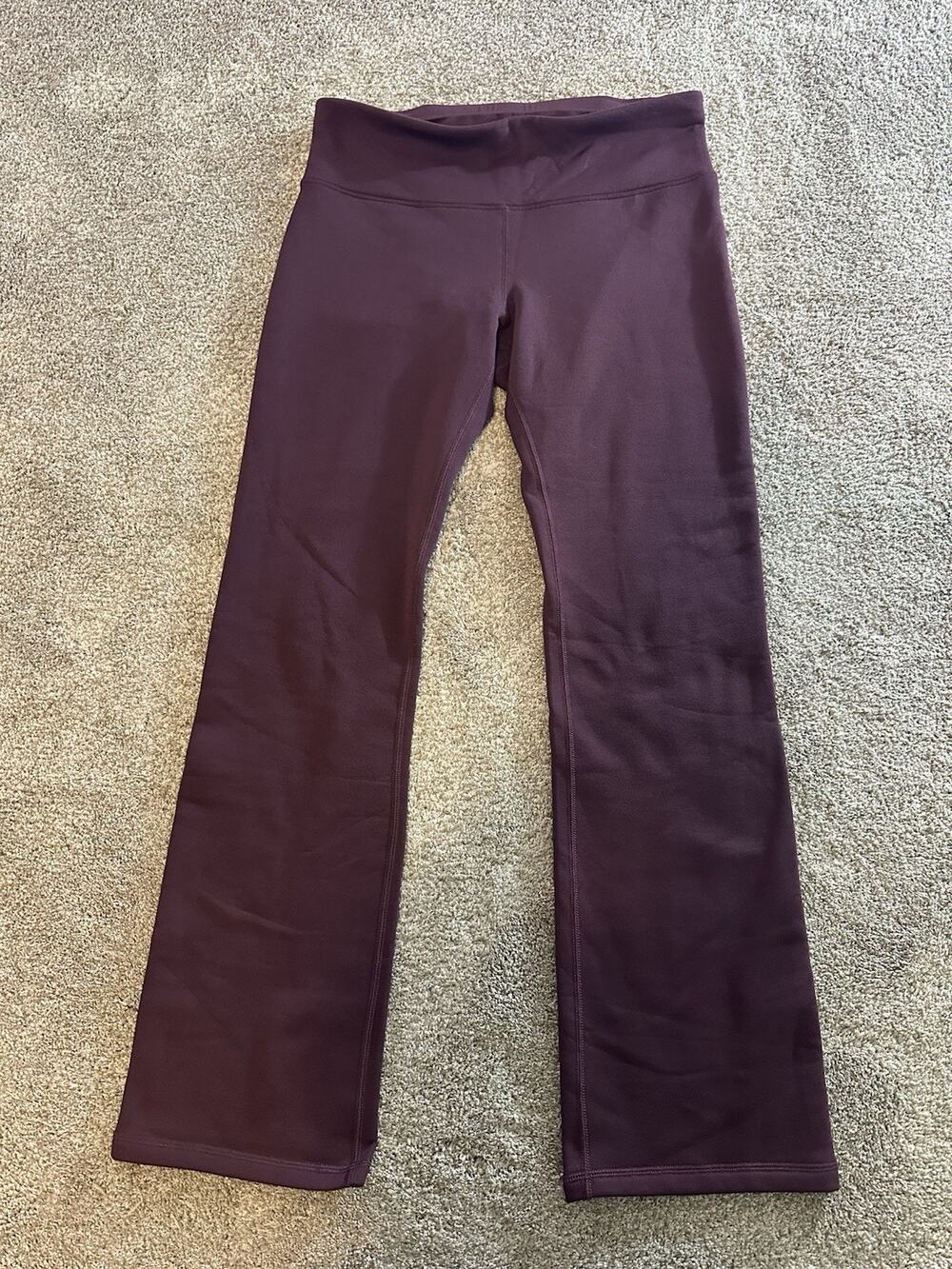 Athleta Altitude Pant Women's Large Fleece Lined High Rise Bootcut Gym Workout